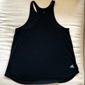 ADIDAS Black High Neck Workout Tank